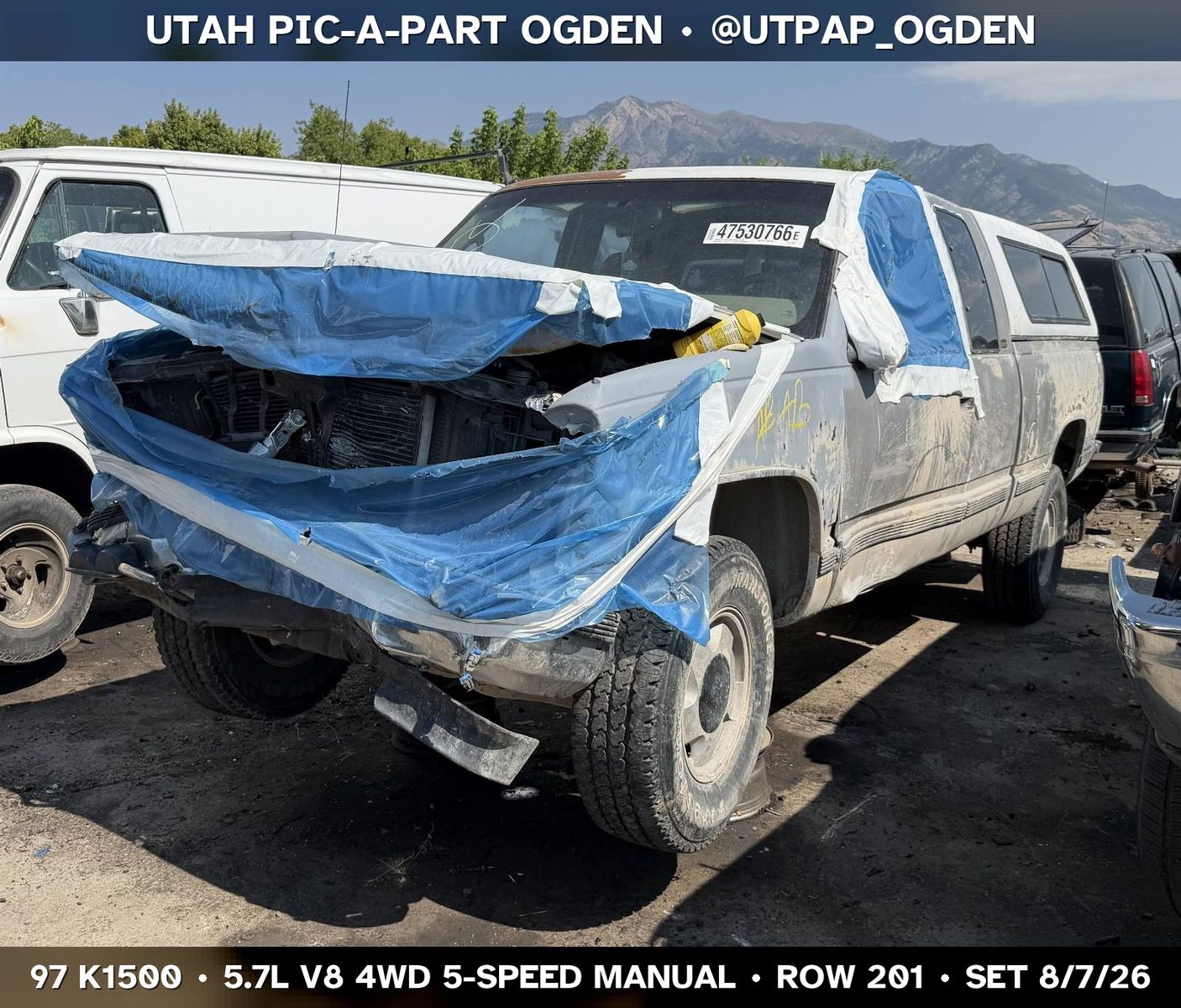 Just In! 1997 Chevrolet K1500 Parts - UTPAP Ogden