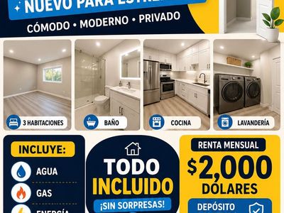 I rent a 3-bedroom apartment