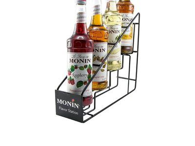 New in Box 4 Tier Metal Drink Flavor Station
