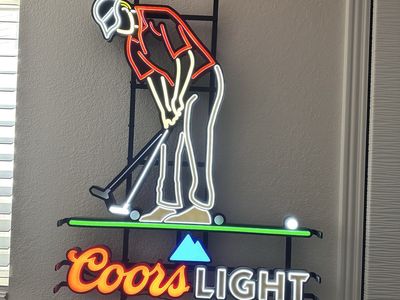 Coors Light Neon Wall Sign