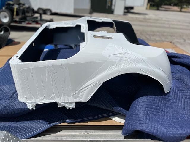 ezgo/cushsman rxv golf cart rear body assembly 650353G0038 (2016-2025)