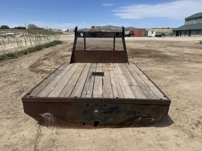 Used Flatbed Truck Bed - Durable Steel & Wood Construction