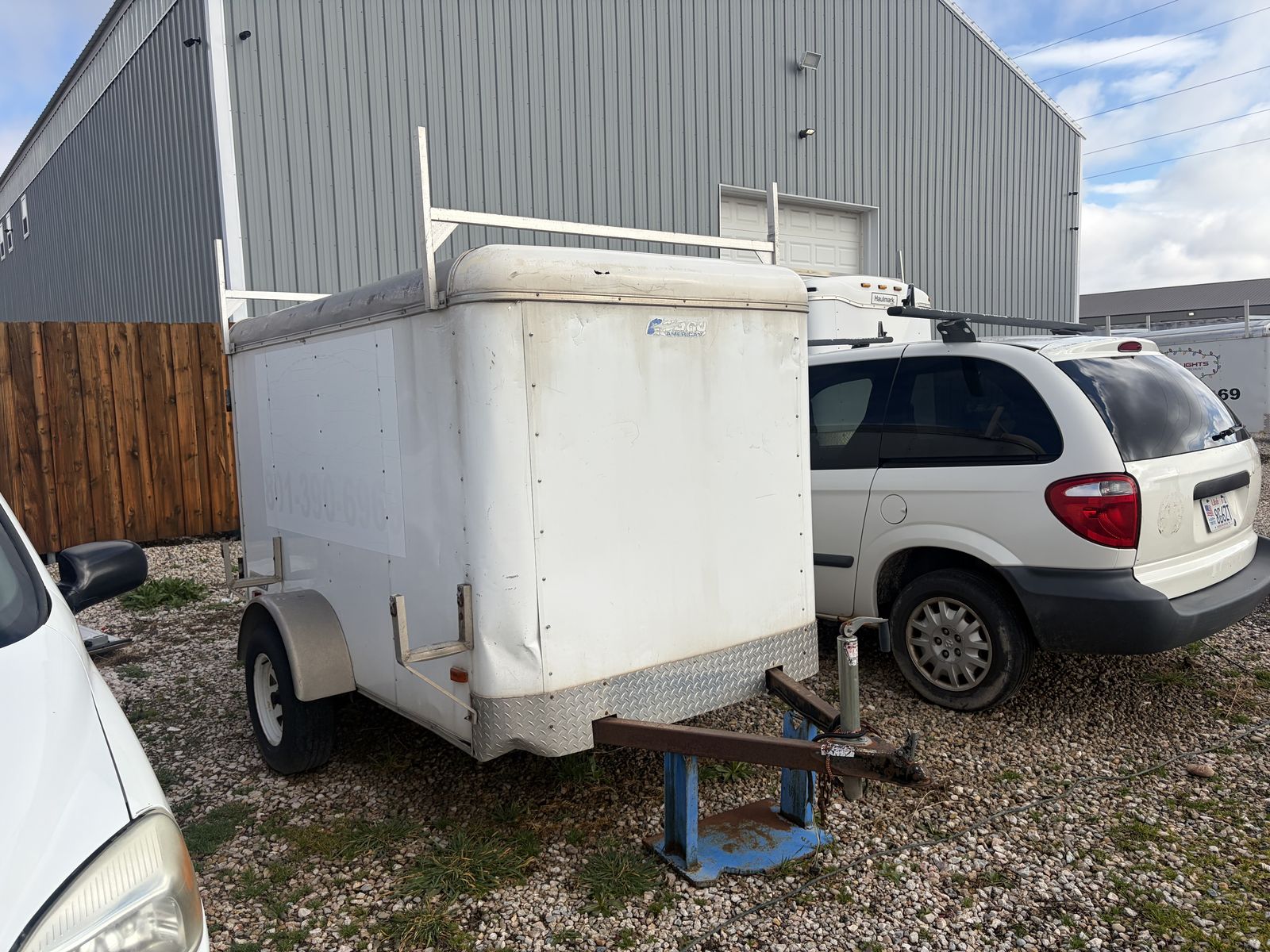 2006 5x8 Enclosed Utility Trailer