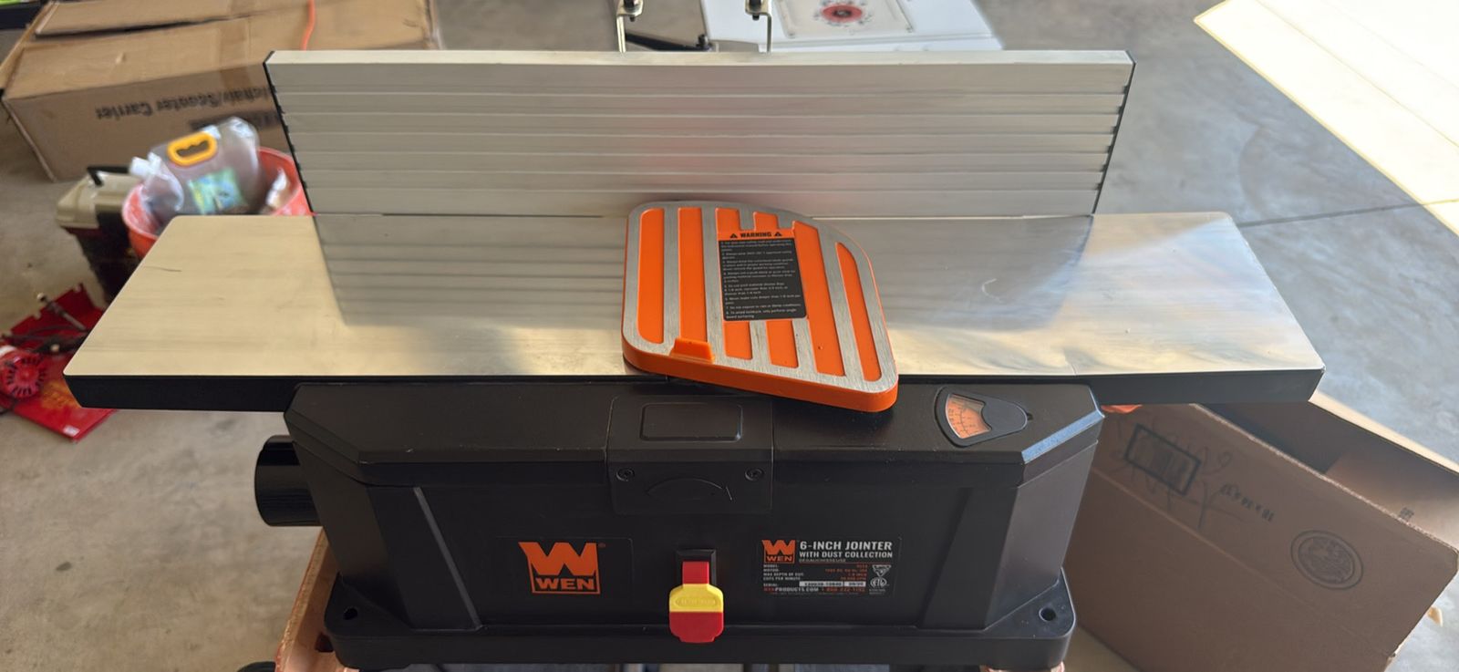 WEN 6559 6-Inch Benchtop Jointer with Dust Collection - Excellent Condition Woodworking Tool