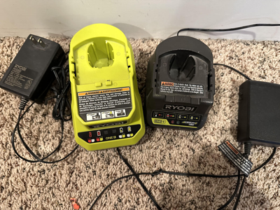 2 Ryobi Chargers $5 for All