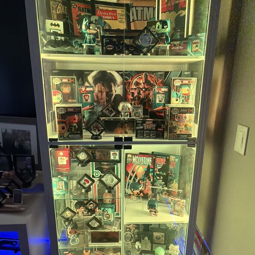 Collectible Pop! Vinyl Figures, Silver ounces - Silver Foils- Joker, Harley Quinn, Superman, Spider-Man, Marvel - Various