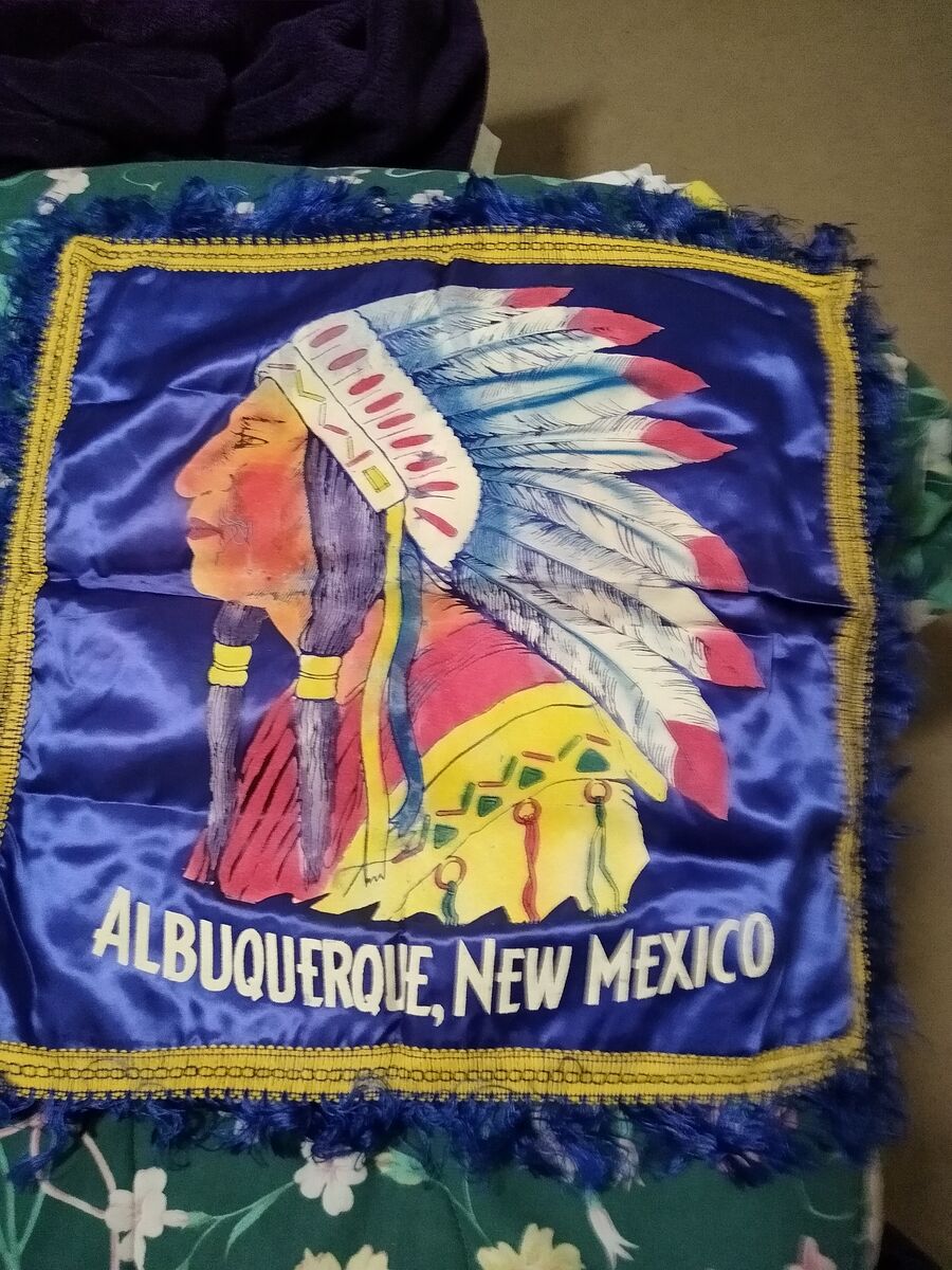 Vintage Souvenir Pillow Cover