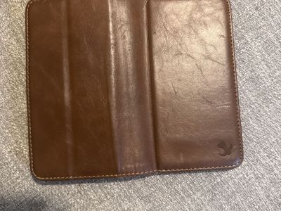 Iphone 11 With Leather Wallet Case