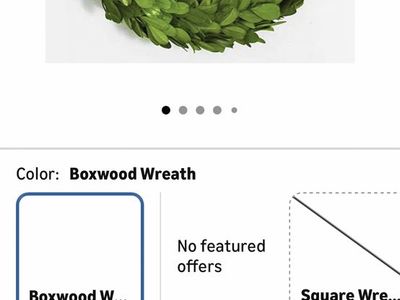 10-inch Mini Boxwood Wreath - Lush Greenery Decor
