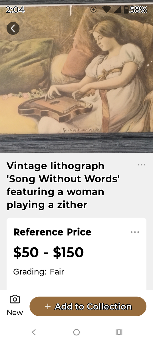Vintage lithograph