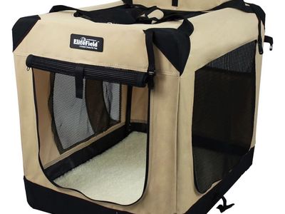 EliteField 3-Door Collapsible Dog Crate