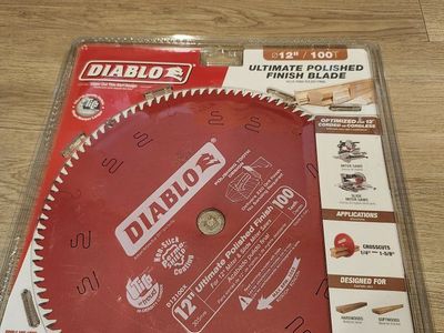12" Diablo miter saw blade