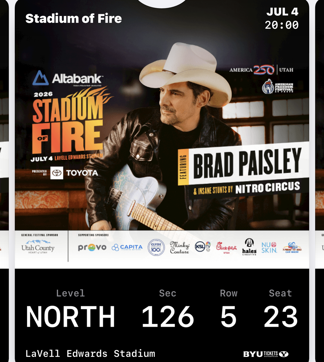 Staduim of Fire Tickets -2