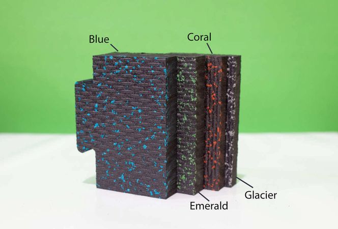 Professional interlocking rubber flooring for Fitness Centers, Gyms, Home Gyms, Horse Stalls, Gymnasiums, and more!