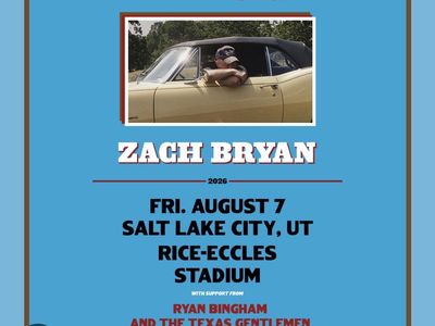 Zach Bryan Tickets- 4 together