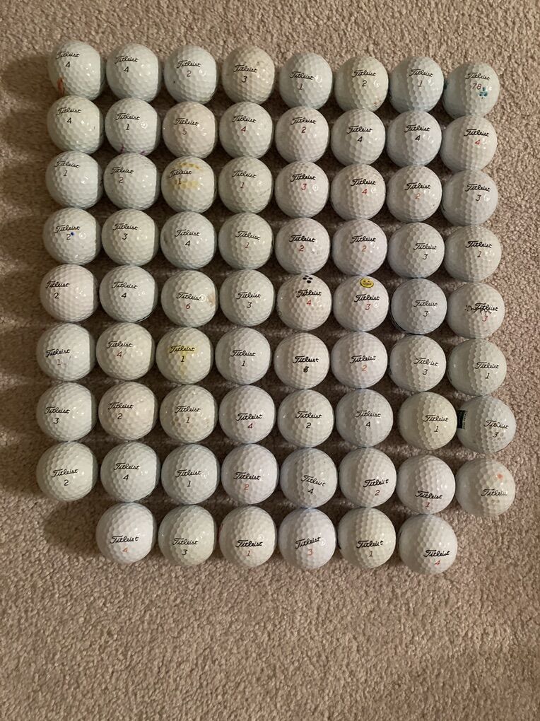 70 Titleist Golf Balls VG-EXC $35
