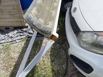 Amber lights and rack