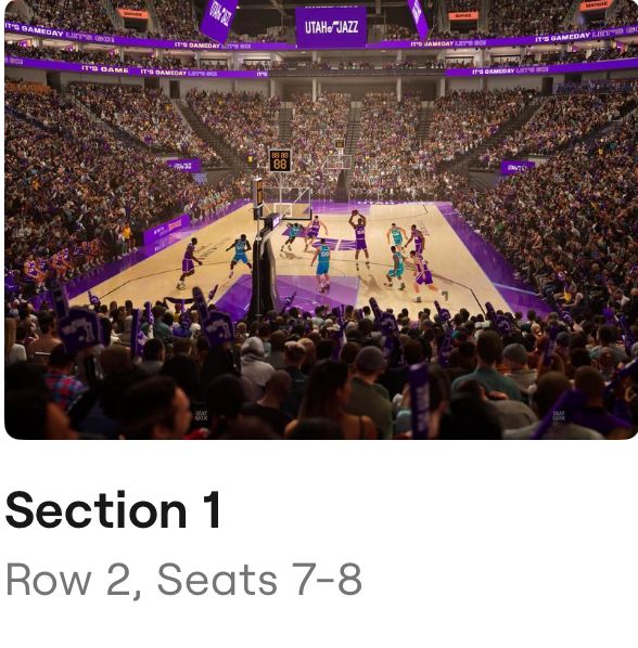 Lower Bowl Jazz tickets, Row 2