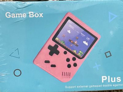 Game Box Plus 500-in-1 Retro Handheld Console – Pink – New Sealed