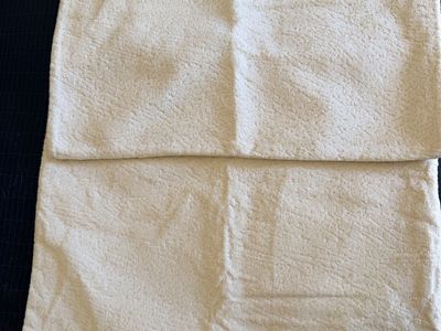 New. Set of 18 Inch Pillow Covers Cream Boucle