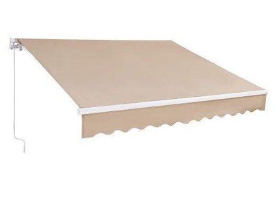 Vevor VEVOR Manual Retractable Awning, 10 x 8 ft Outdoor Patio