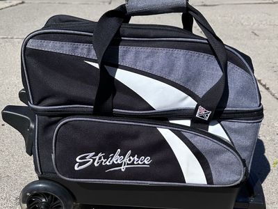 Strikeforce KRX Rolling Bag For Two Bowling Balls