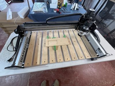 Shapeoko Pro XL CNC Router + Carbide Compact Router — only ~10 hours use