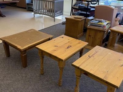 3 Wooden End Table / Side Table - Classic Style