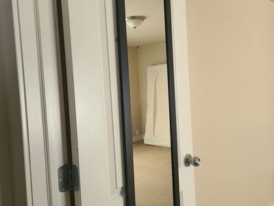 Over the door mirror