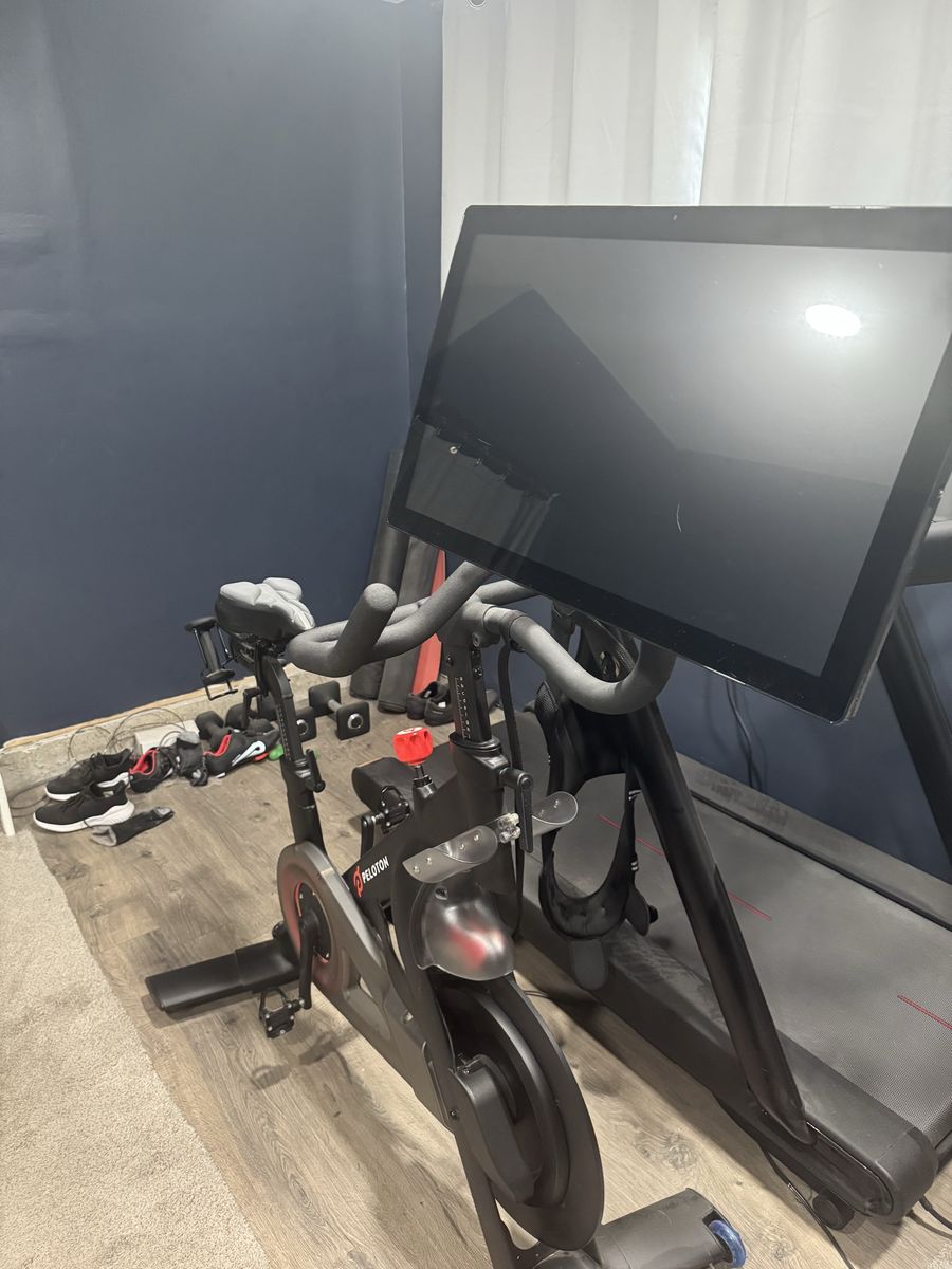 Peloton Bike with Swivel Screen - Used Spin Bike for Interactive Workouts