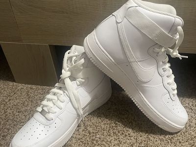 BRAND NEW Nike Air Force 1 High All White AF1 Sneakers