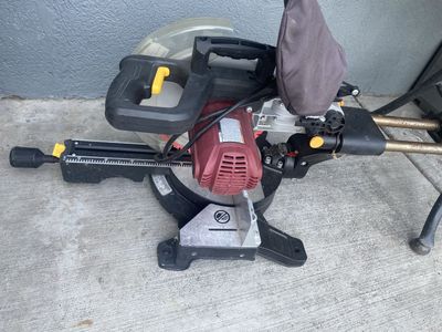 Chicago Electric 10 Inch Sliding Compound Miter Saw with Dust Collection Bag
