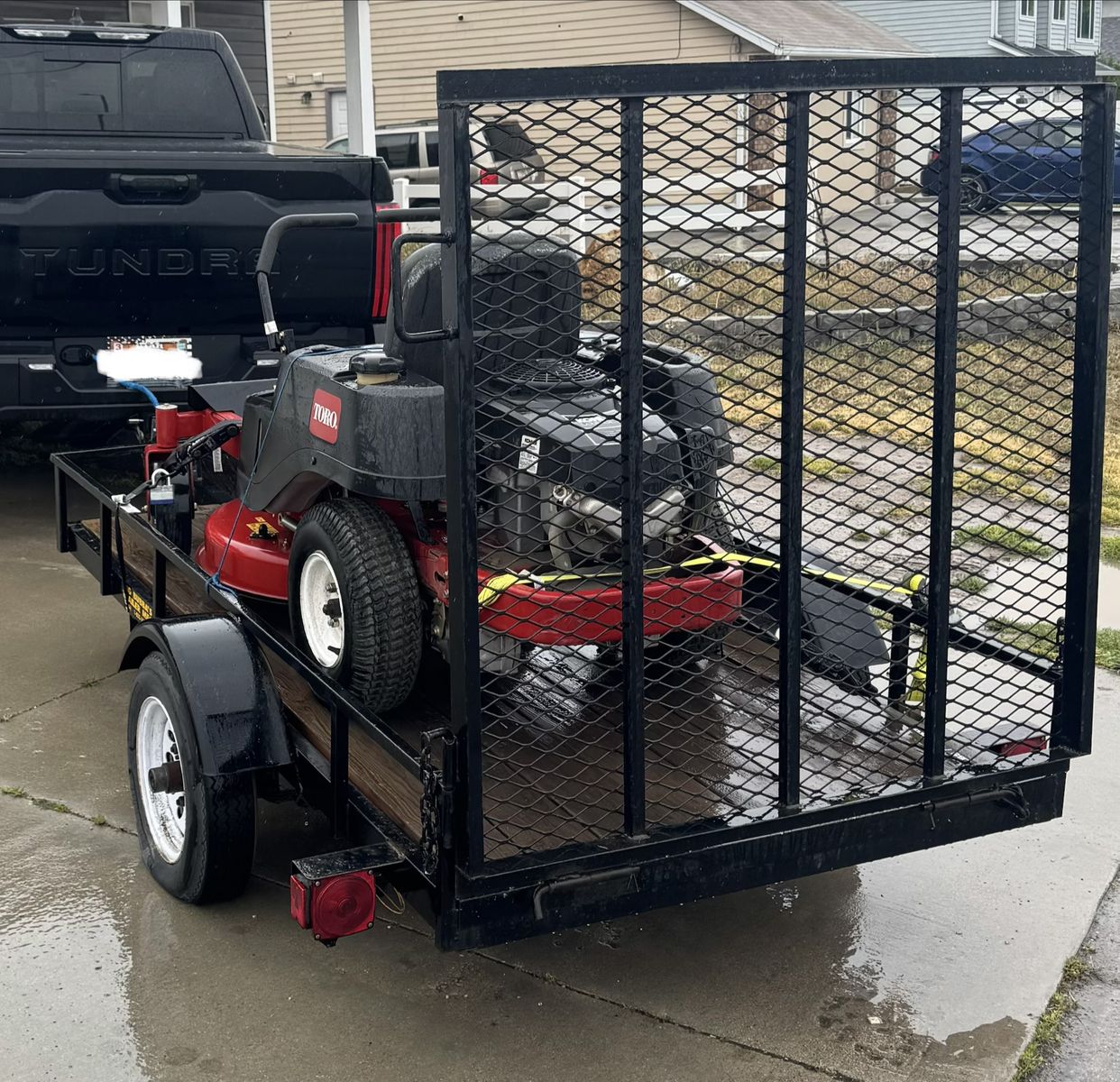 Timecutter SS 3200 with trailer