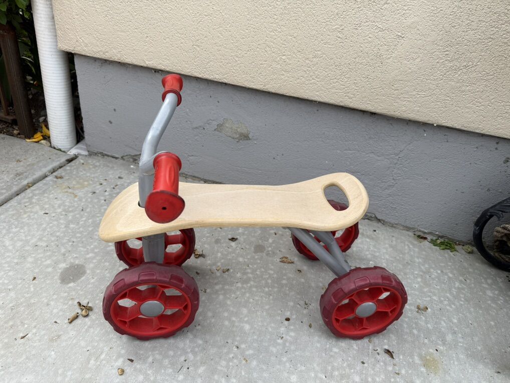 Hape Ride On Trike Res Colored