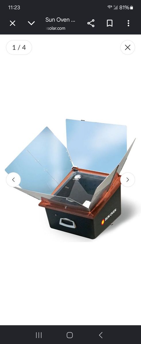 Sun Oven Solar Oven - Portable & Eco-Friendly Outdoor Cooking new