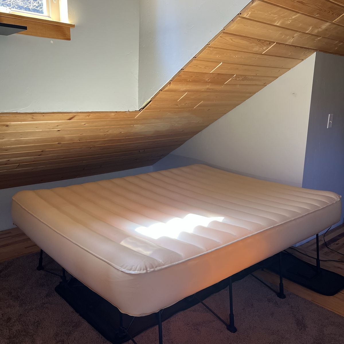 Deluxe Queen Air Mattress With Steel Frame