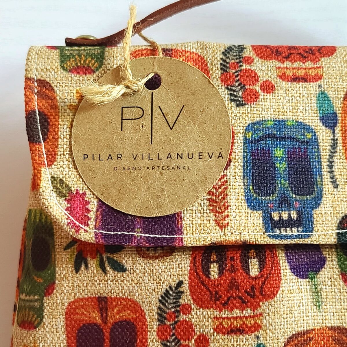 Skull Day Of The Dead Bag NWT