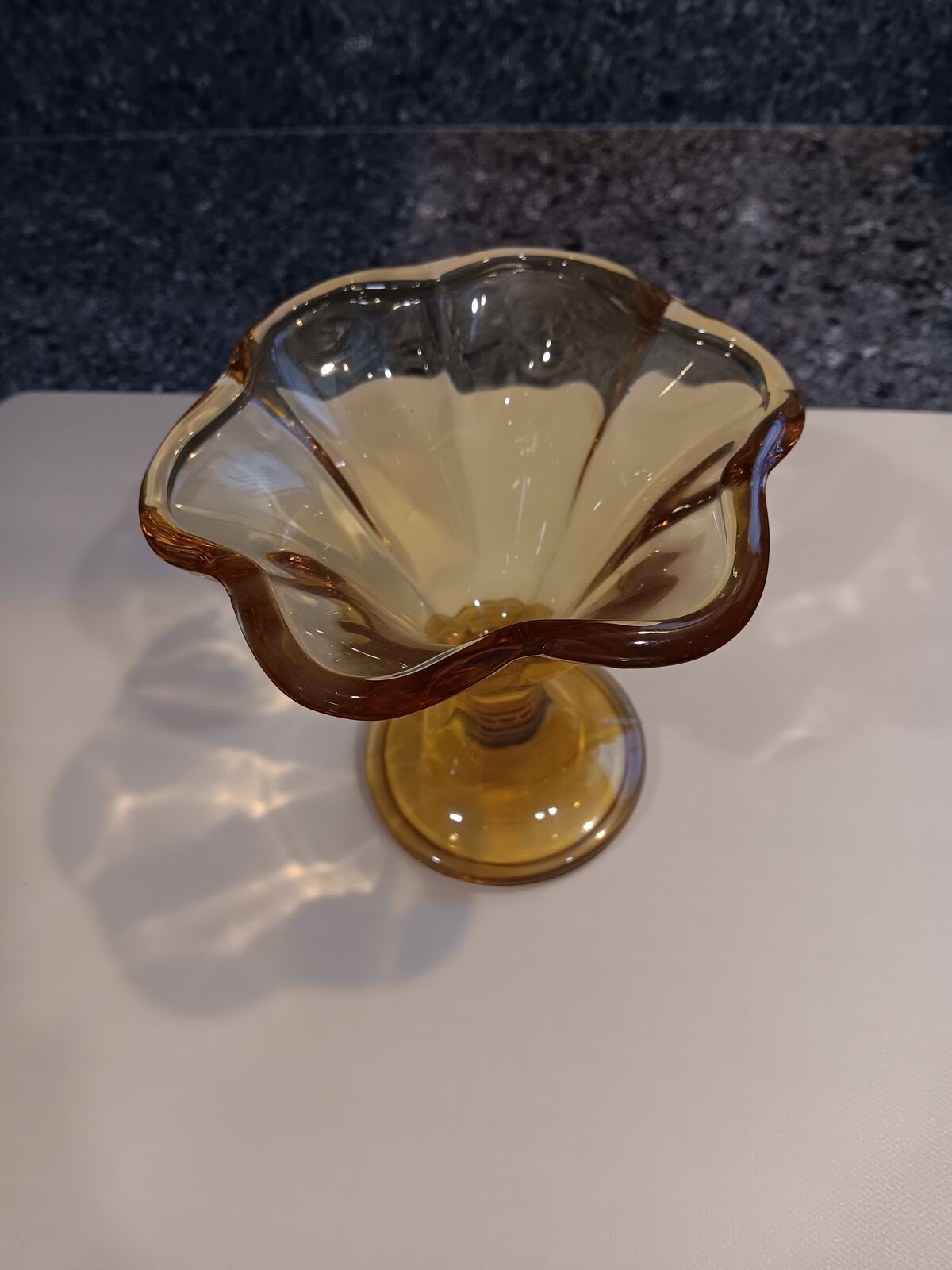 Vintage Glass Ice Cream Cup