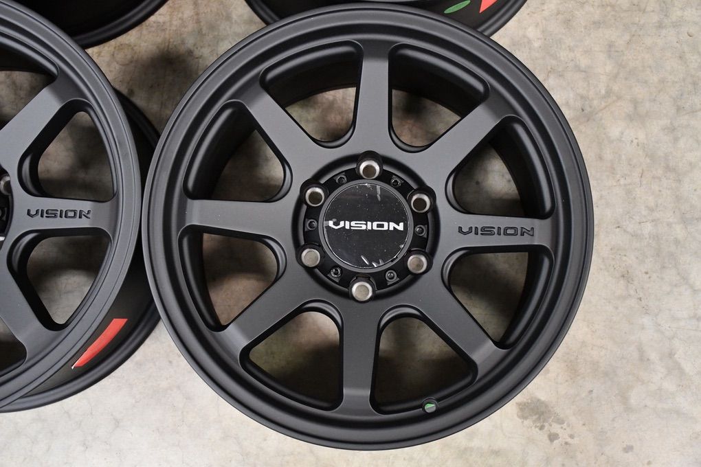 4 - Vision Flow 17x9 Wheels 5x150 New