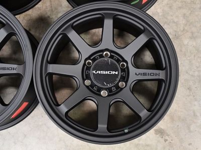 4 - Vision Flow 17x9 Wheels 5x150 New