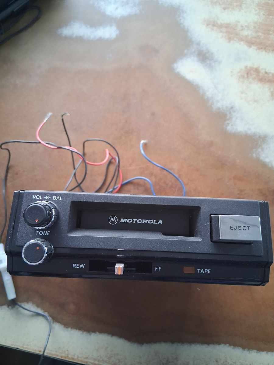 Vintage Motorola Car Cassette Player - Auto Audio Tape Deck