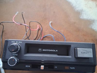 Vintage Motorola Car Cassette Player - Auto Audio Tape Deck