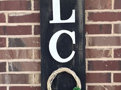 Custom Made Welcome Sign