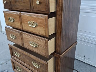 extra tall/large all wood 5 drawers dresser/renante