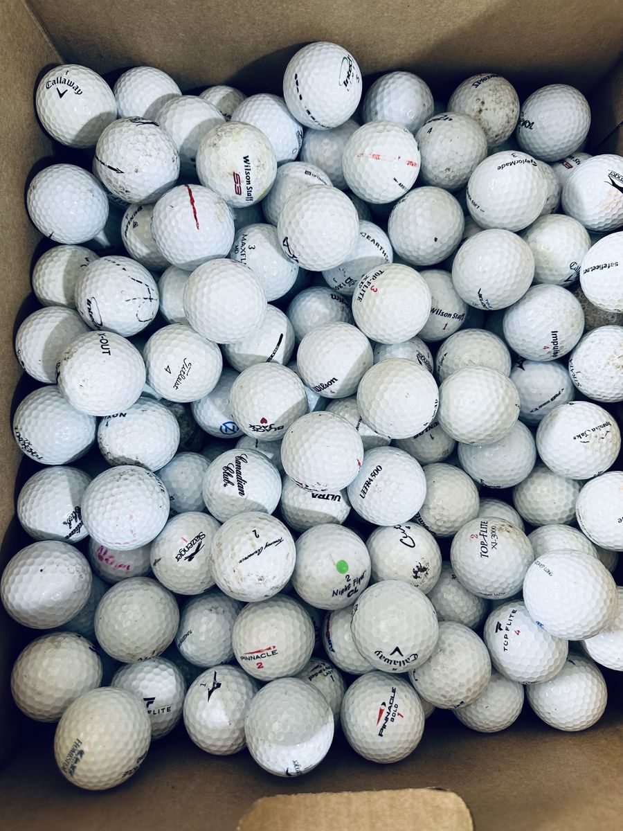 Thousands of “Hit Away” golf balls in stock