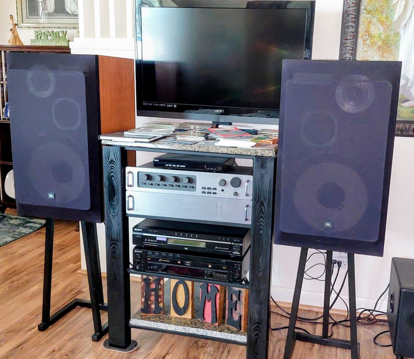 Vintage JBL Model L112 3-Way Loudspeaker System Pair