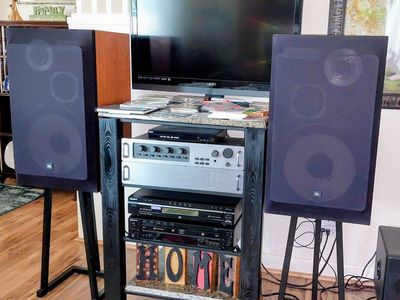 Vintage JBL Model L112 3-Way Loudspeaker System Pair