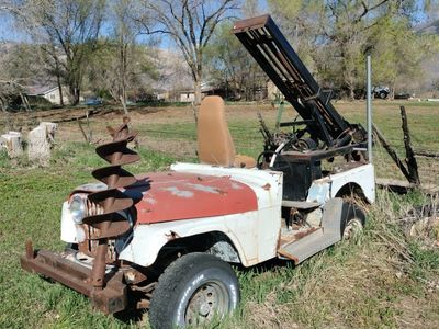 1978 Jeep CJ5 with post hole digger
