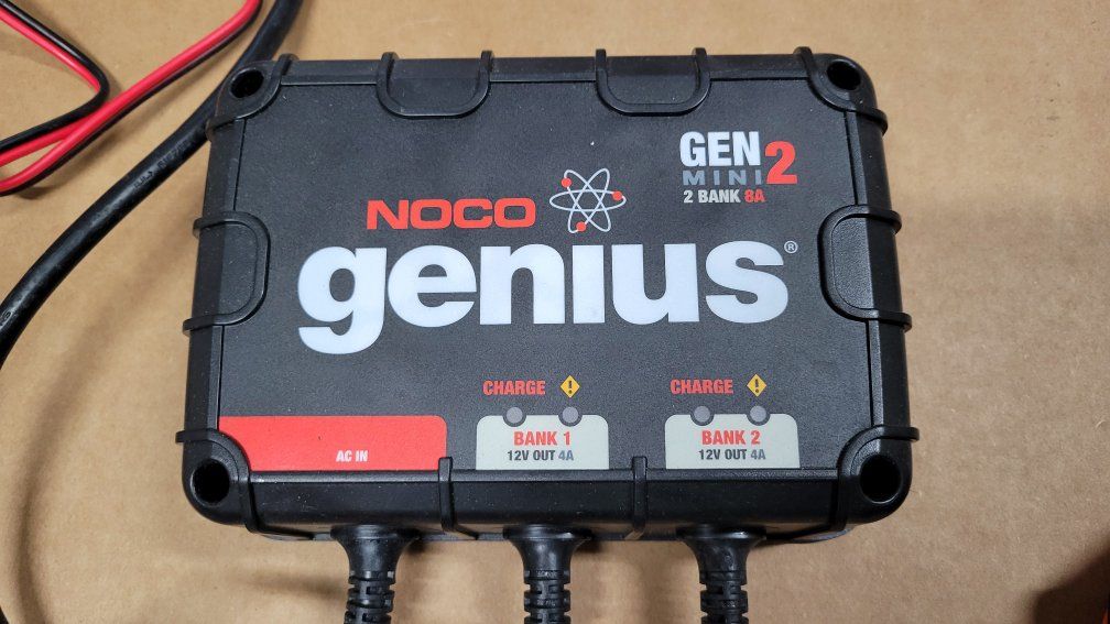 2 Bank Battery Charger