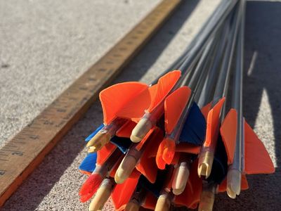 Refurbished aluminum arrows. Target